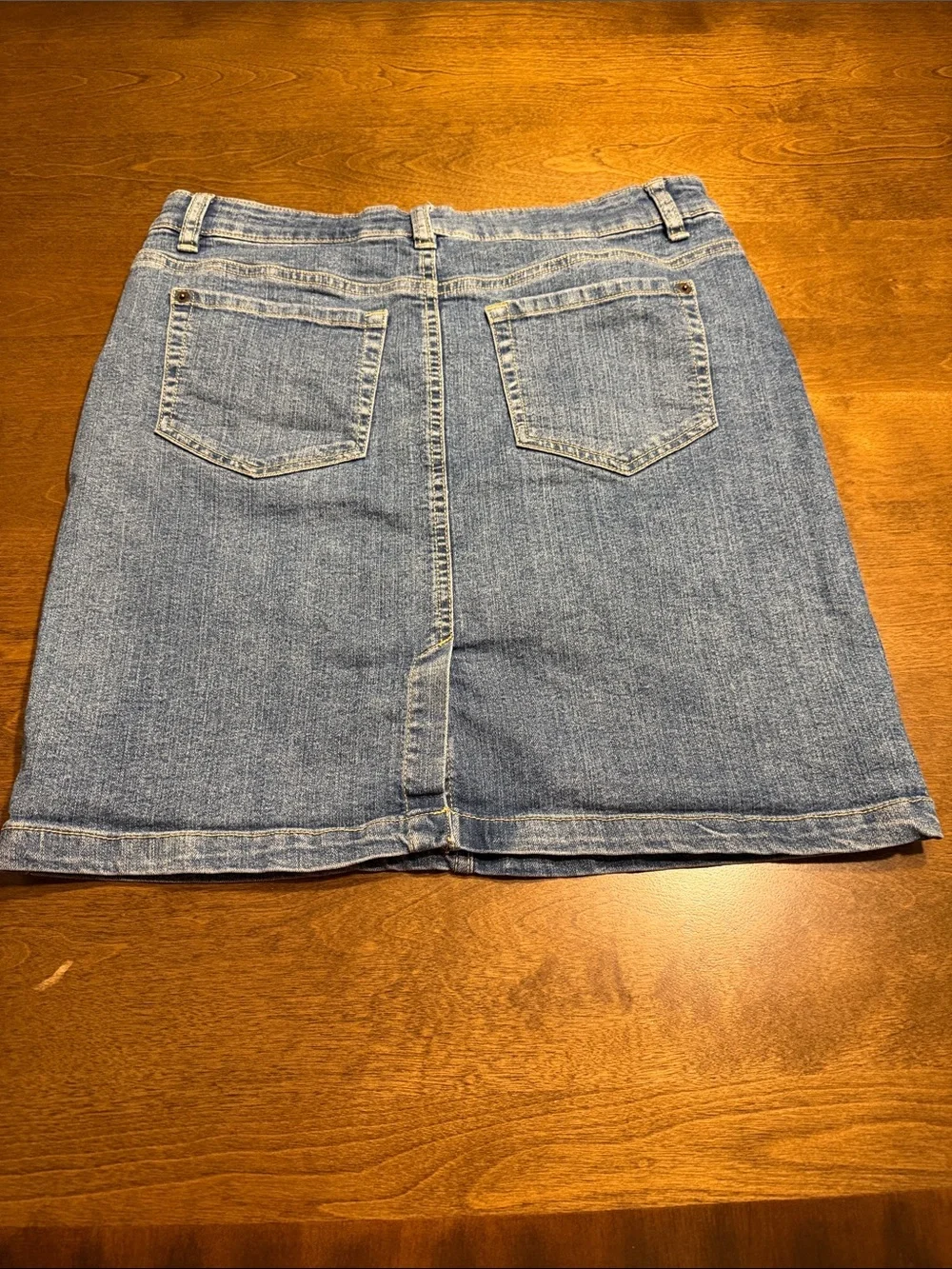 Bass Light Blue Denim Mini Skirt